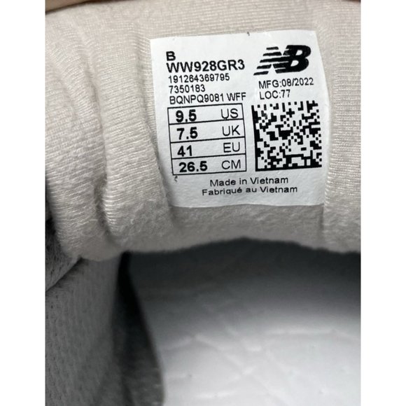 New Balance 928 V3 Walking Shoes Womens 9.5 Athletic Sneakers Beige WW928GR3 - Picture 11 of 12